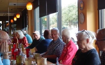 TIAA members enjoy a monthly breakfast at Southern Recipes in Plano.