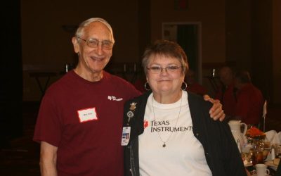 Max Post thanked Debbie Meeks for helping at the TI Retiree Luncheon on November, 2016.