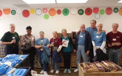 TIAA members volunteered at the Crossroads Community Services on February 13, 2017
