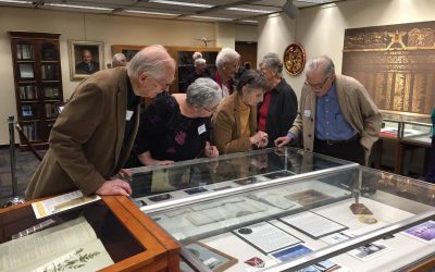 Some TIAA members toured the Eugene McDermott Library at UTD after the Brain Seminar on February 17..
