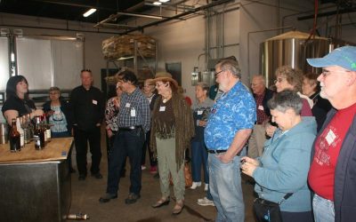 Twenty-three TIAA members and guests toured the Witherspoon Distillery in February, 2017.
