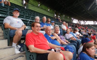 Texas Rangers game was enjoyed by 21 TIAA members on May 10, 2017.