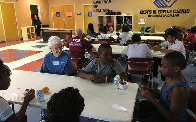 TIAA members help kids at the Cedar Springs Boys and Girls Clubs in Dallas