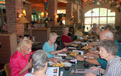 TIAA members enjoyed lunch at El Chico’s after touring the new Parkland Hospital on August 15, 2017.