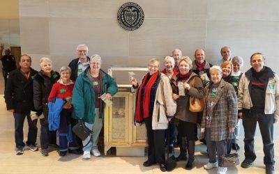TIAA toured the Dallas Federal Reserve Bank on January 17, 2018 and left with bags of cash.  Even a security guard had fun with us!