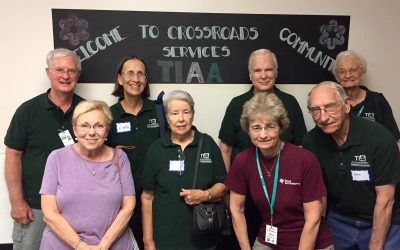 TIAA Volunteers at Crossroads Community Services on August 14, 2018