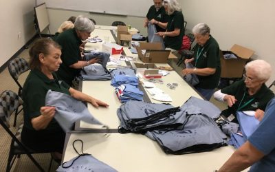 TIAA volunteers worked at the Heroes Run on 9-11-2019.