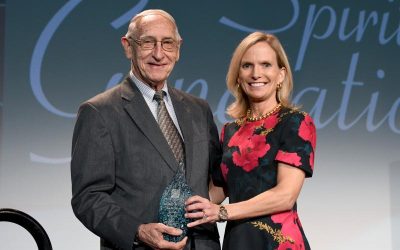 Max Post receives award from The Senior Source, November, 2019