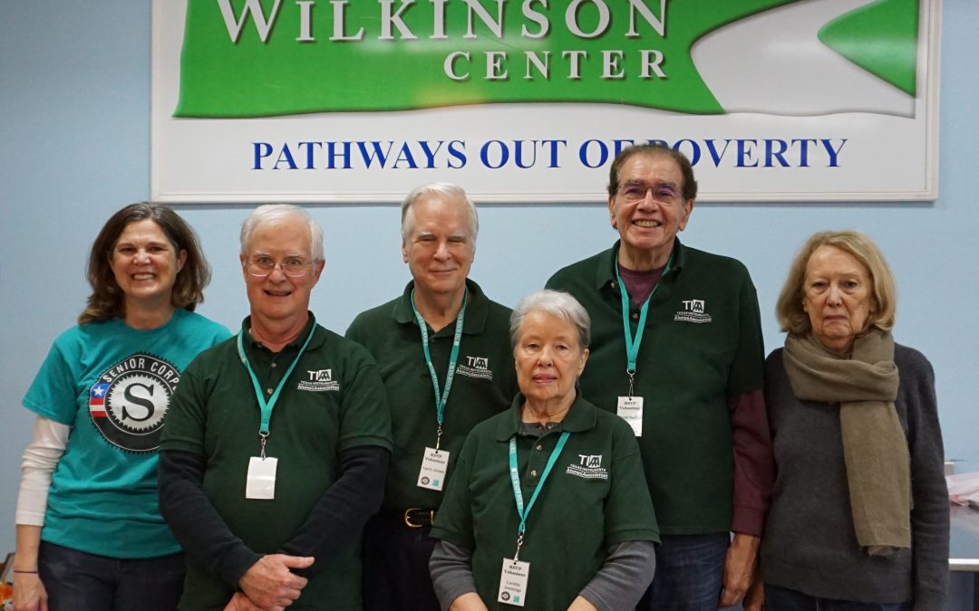 TIAA volunteers at the Wilkinson Center on February 10