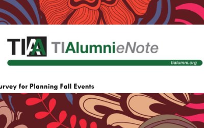 TI Alumni Survey for Planning Fall Events